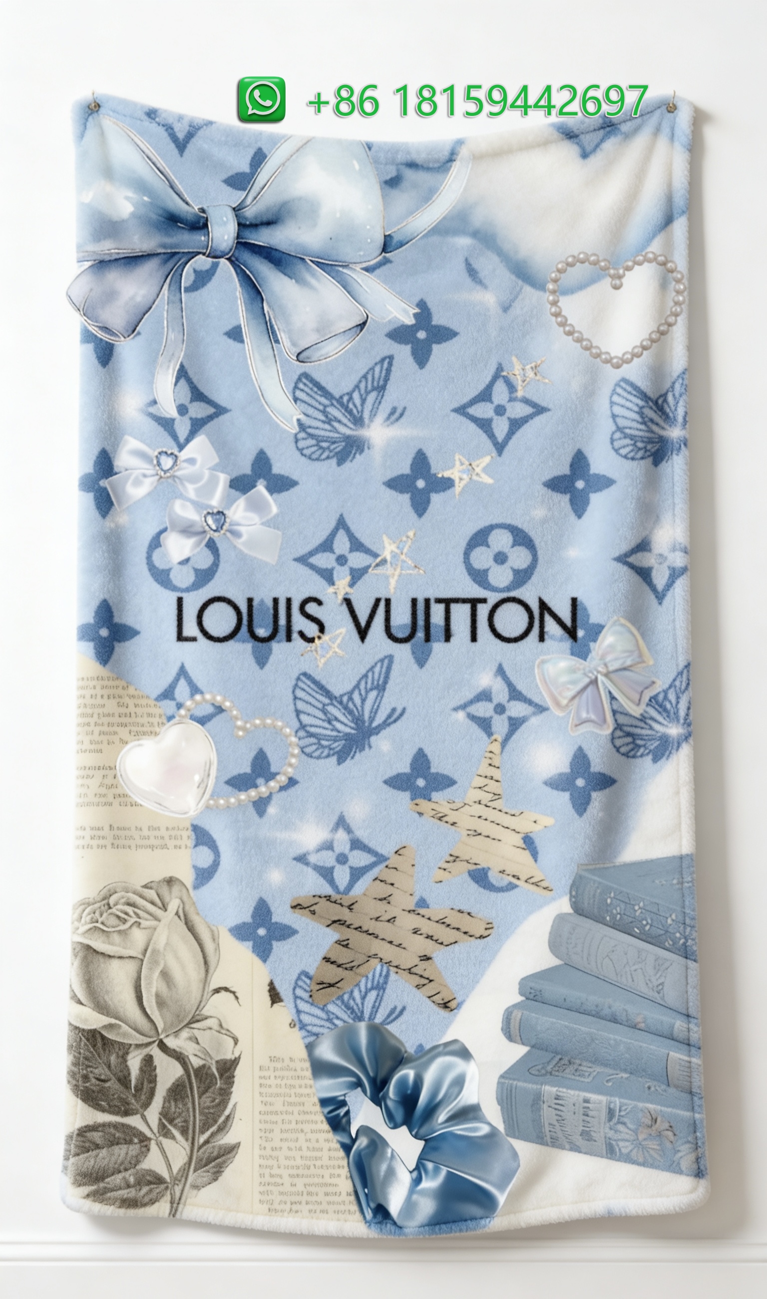 Louis Vuitton Throw Blankets